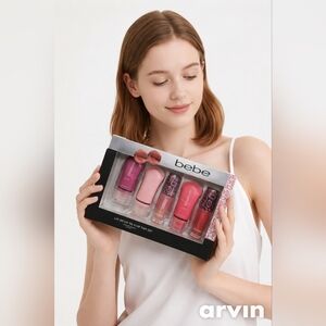 Bebe Lip Gloss Collection - Purple, Pink, Red